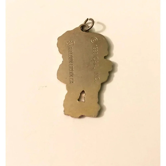 Vtg  1983 Cabbage Patch Kids Jewelry Necklace Charm H Eldon LTD - Picture 4 of 7